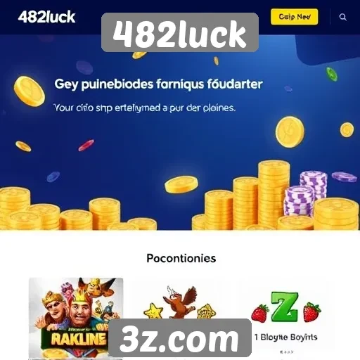 Plataforma de jogos 482luck apresenta novas funcionalidades
